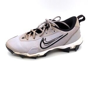 Nike Shoes Boys Trout 9 Gray 6Y Baseball Cleats Fast Flex Leather FB9731-002